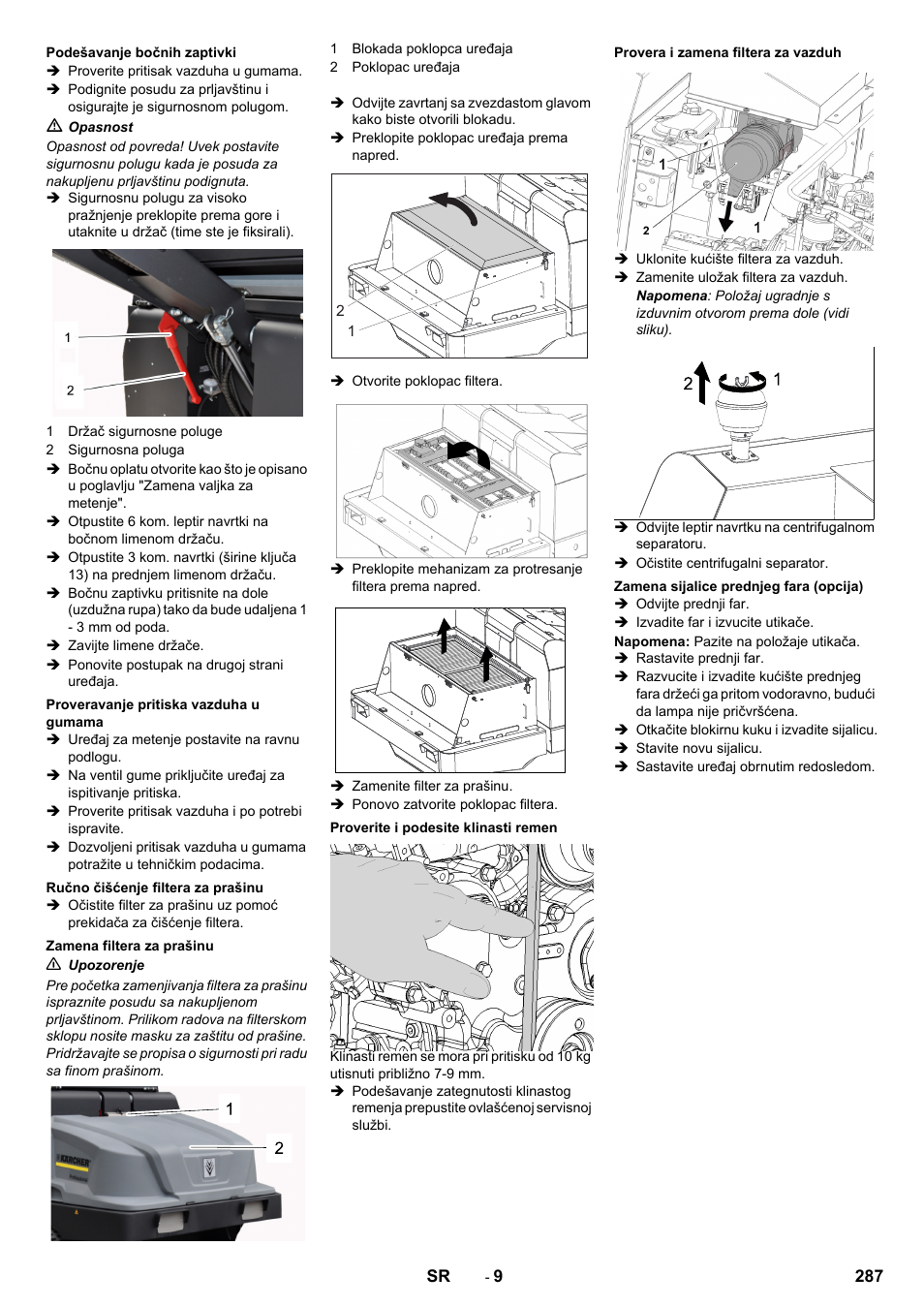 Karcher KM 130-300 D User Manual | Page 287 / 392