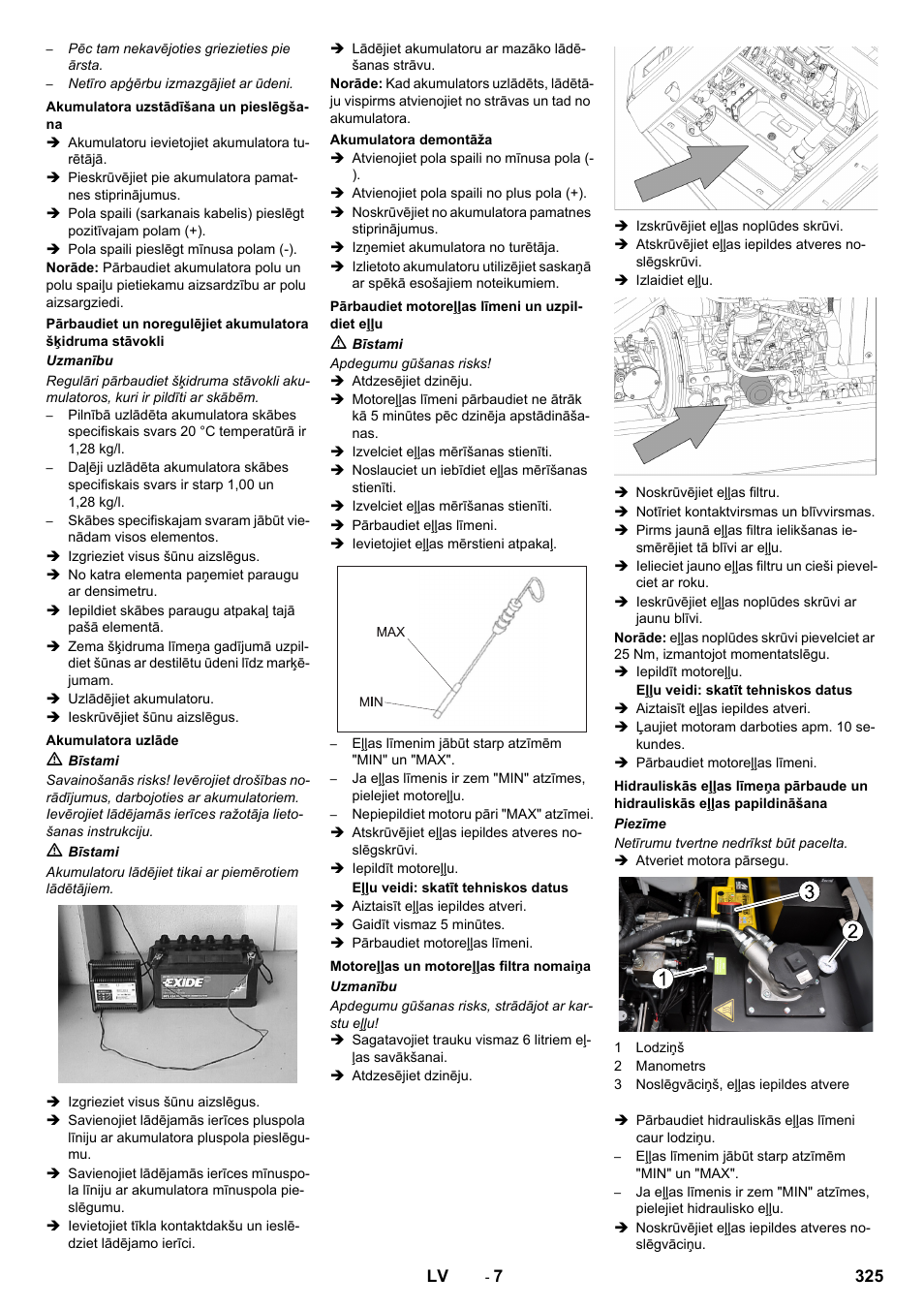 Karcher KM 130-300 D User Manual | Page 325 / 392