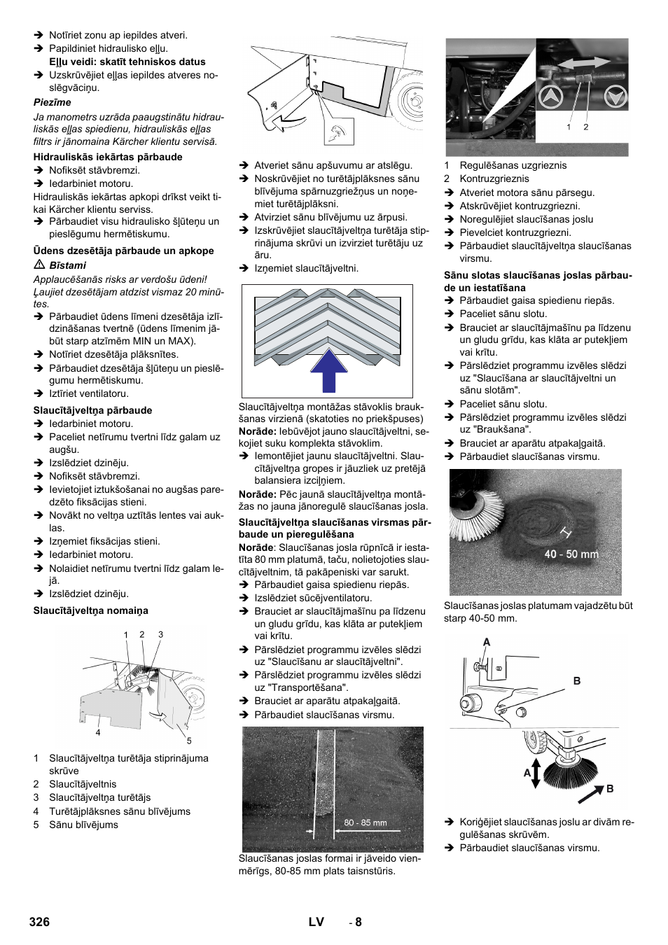 Karcher KM 130-300 D User Manual | Page 326 / 392