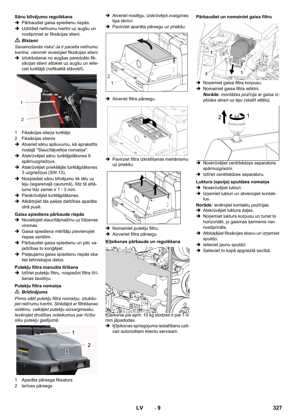 Karcher KM 130-300 D User Manual | Page 327 / 392