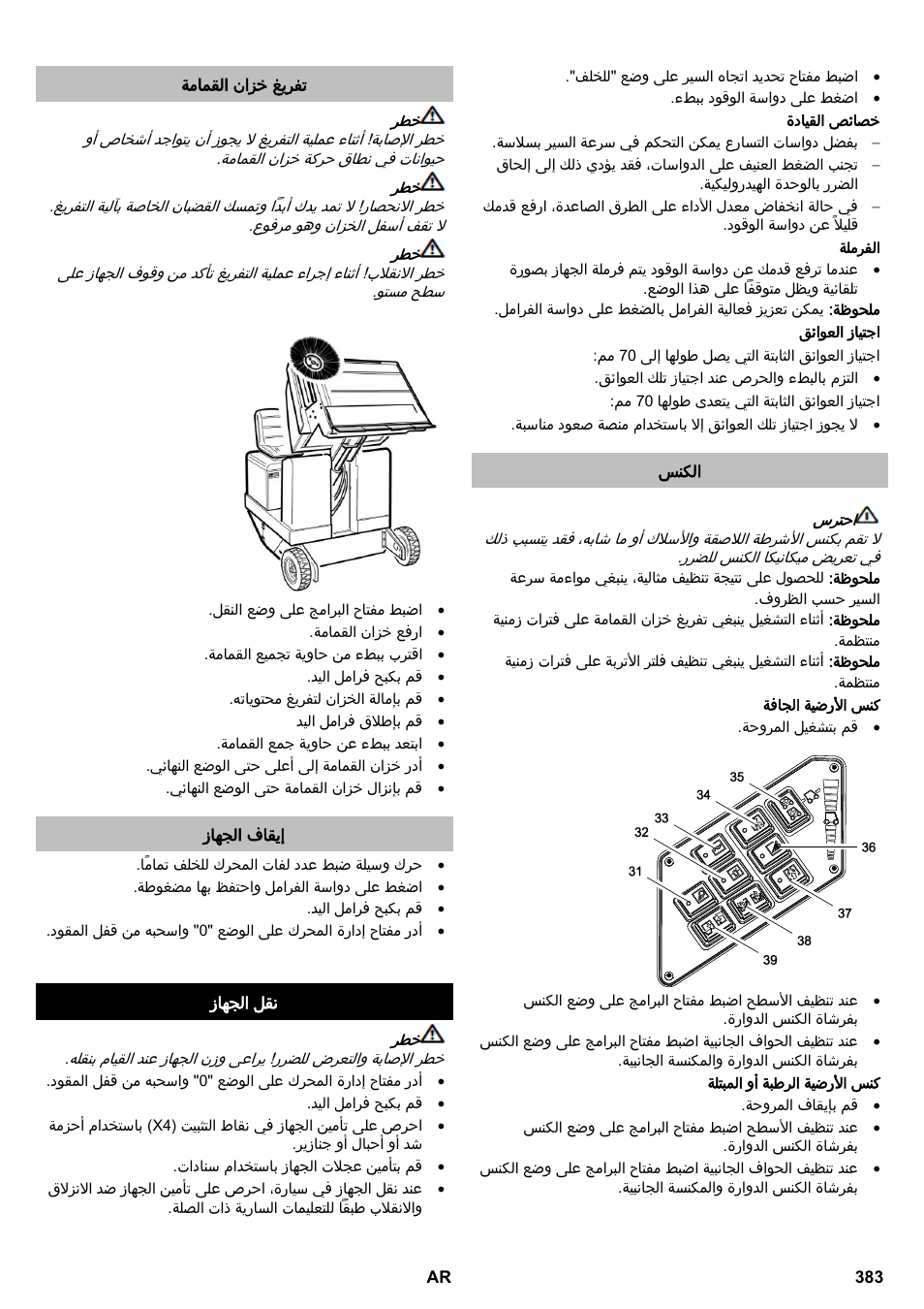Karcher KM 130-300 D User Manual | Page 383 / 392