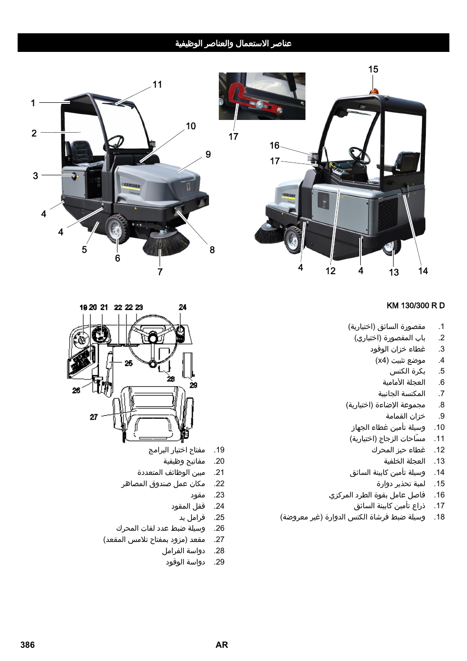 Karcher KM 130-300 D User Manual | Page 386 / 392