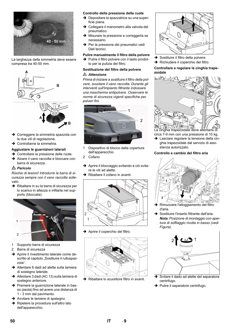 Karcher KM 130-300 D User Manual | Page 50 / 392