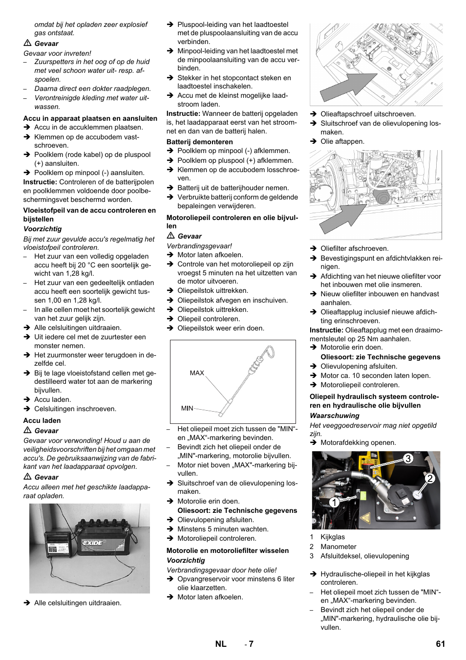 Karcher KM 130-300 D User Manual | Page 61 / 392