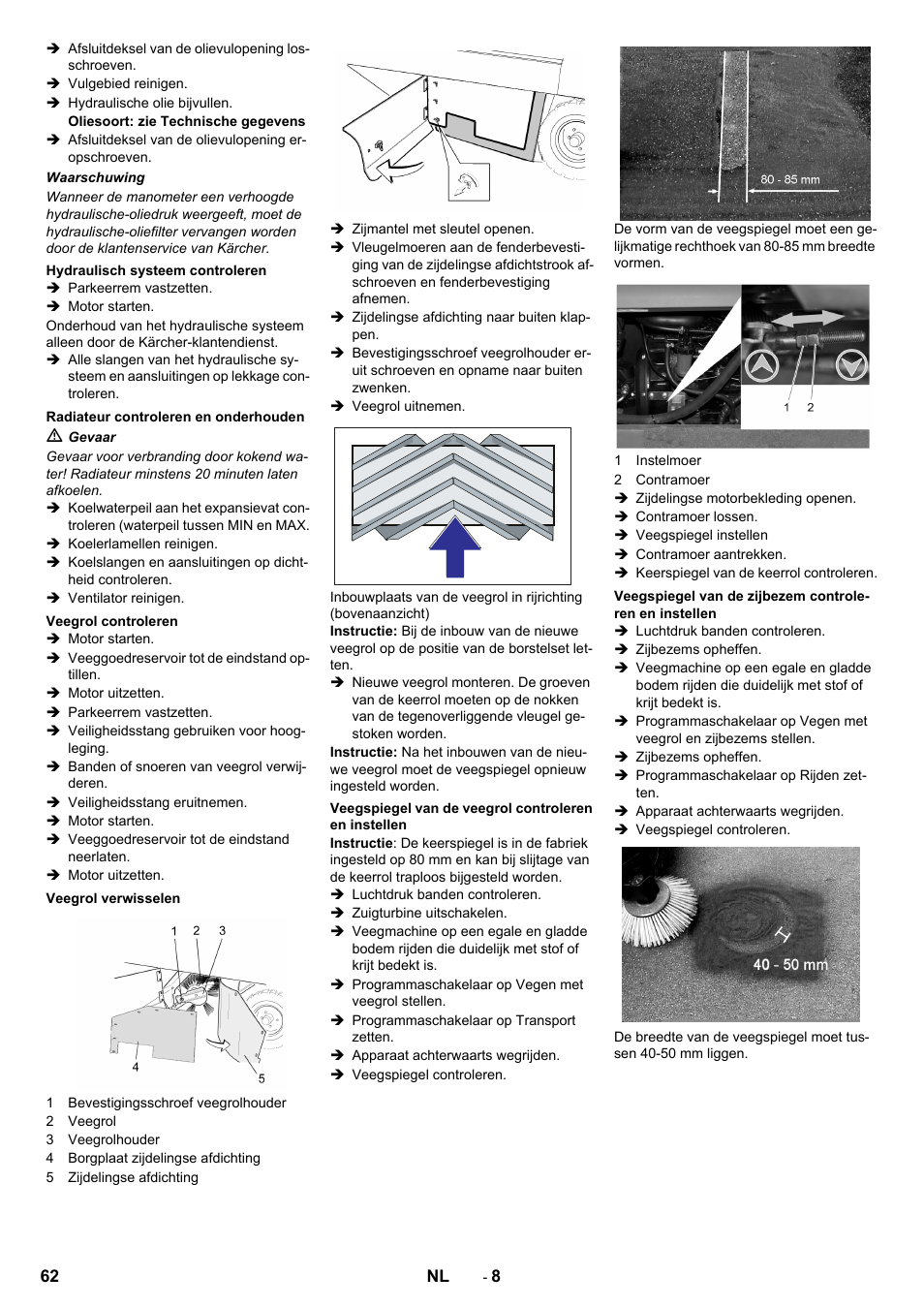 Karcher KM 130-300 D User Manual | Page 62 / 392