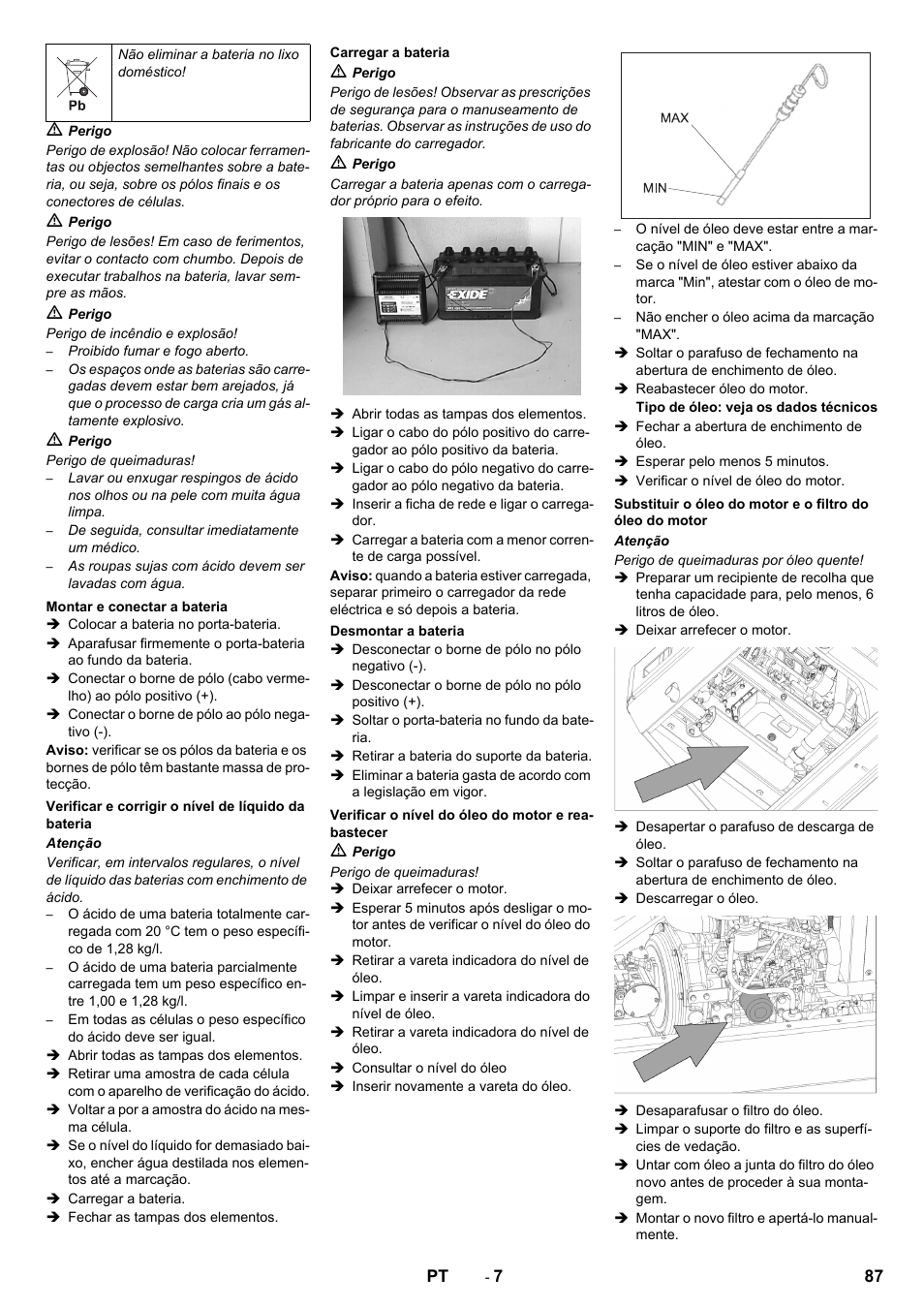 Karcher KM 130-300 D User Manual | Page 87 / 392