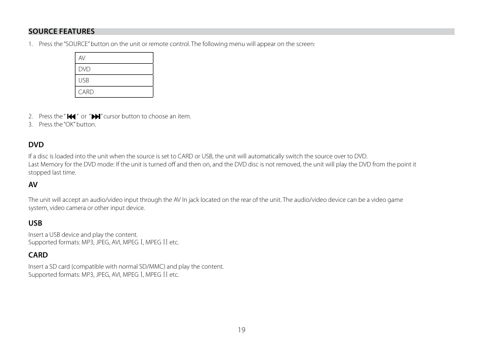 Audiovox AVXMTG10U User Manual | Page 21 / 28