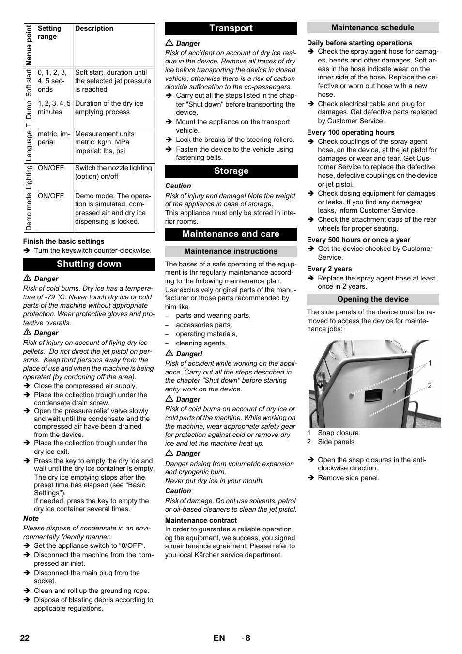 Karcher IB 15-120 User Manual | Page 22 / 334