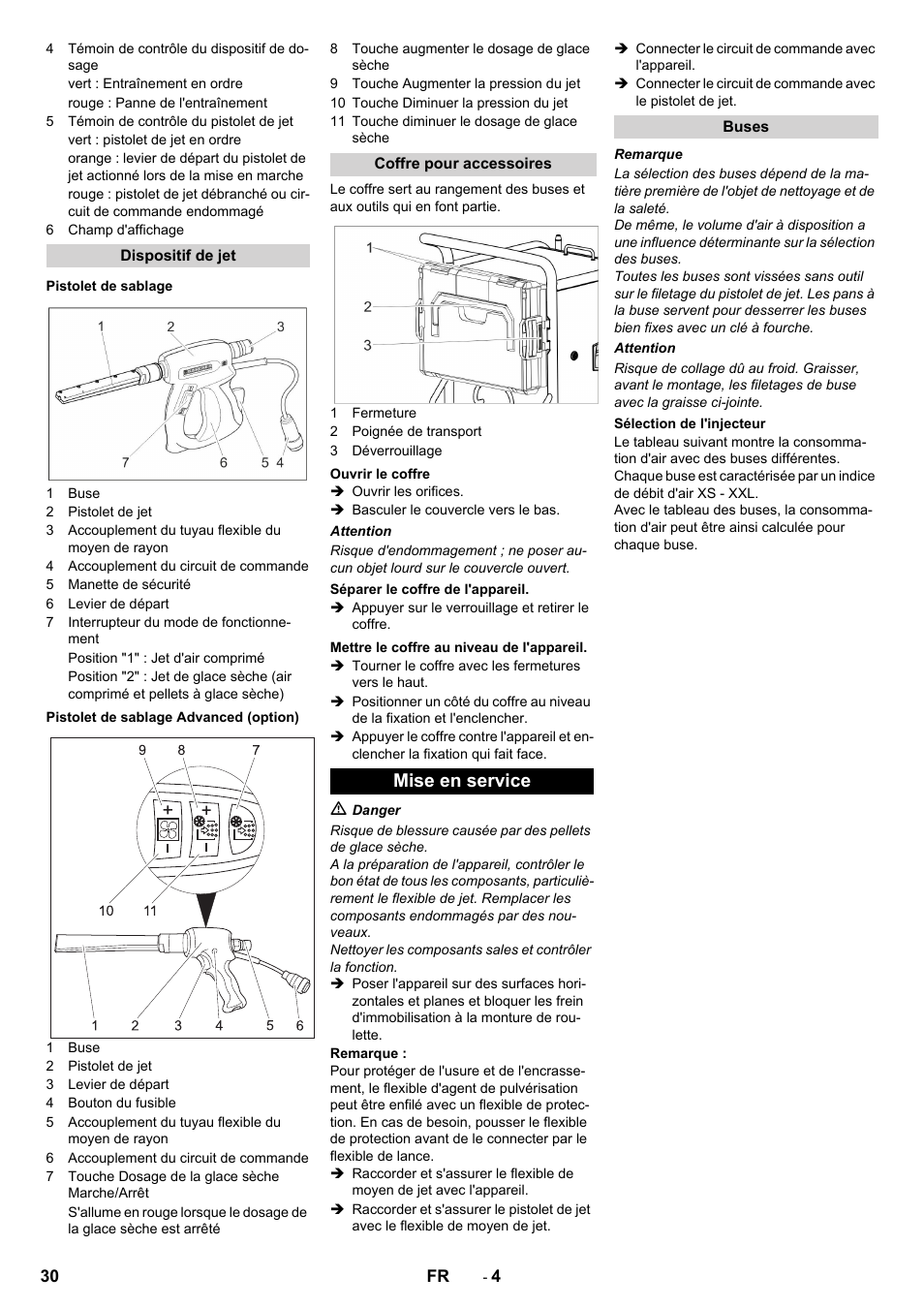 Mise en service | Karcher IB 15-120 User Manual | Page 30 / 334