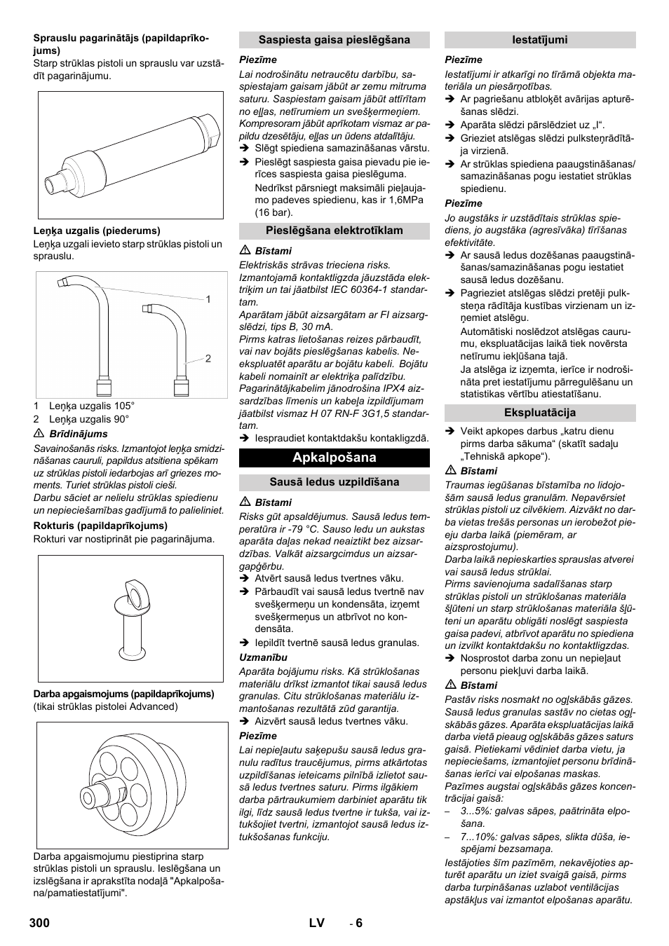 Apkalpošana | Karcher IB 15-120 User Manual | Page 300 / 334