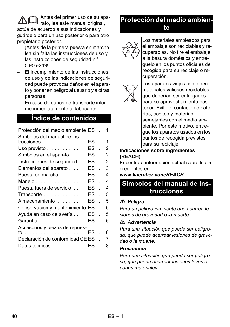 Karcher IVL 120-27-1 User Manual | Page 40 / 204