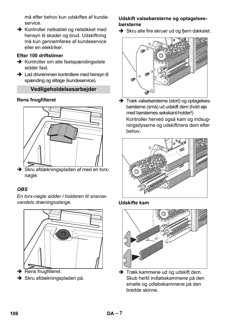 Karcher BR 47-35 ESC EU User Manual | Page 106 / 276