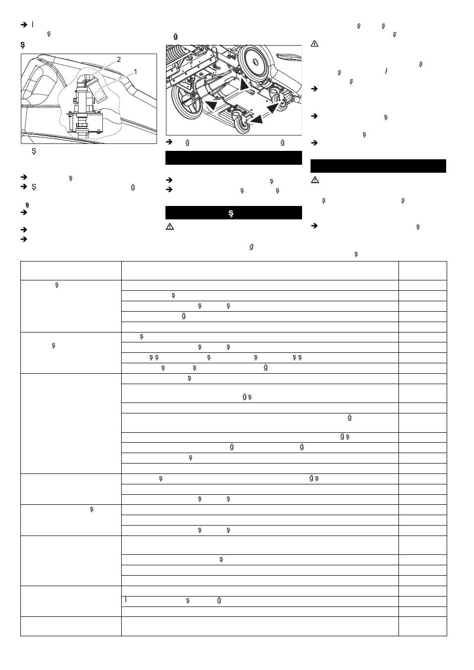 Antifriz koruma taşıma arızalar | Karcher BRC 50-70 W Bp User Manual | Page 99 / 209