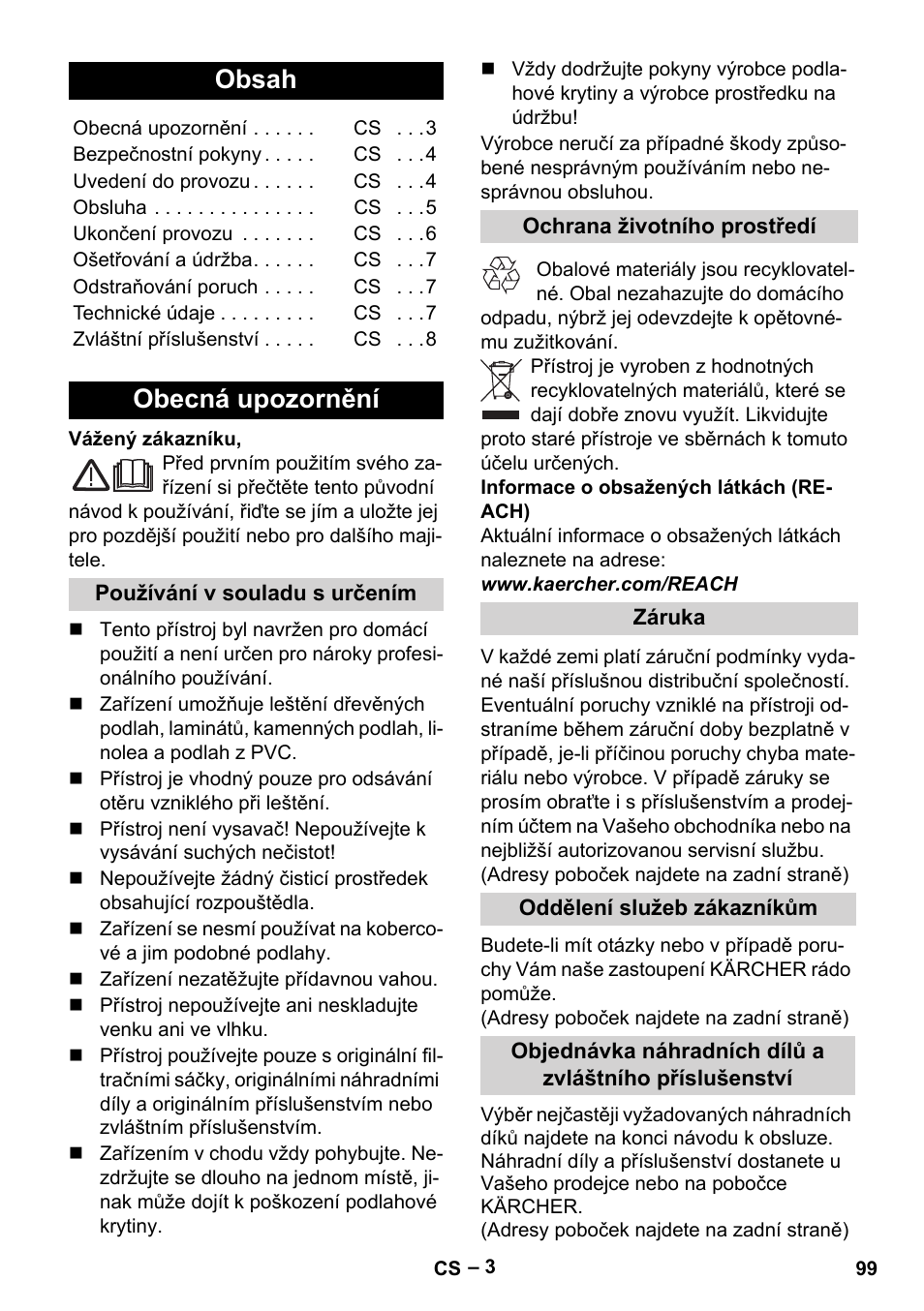 Karcher FP 303 User Manual | Page 99 / 188