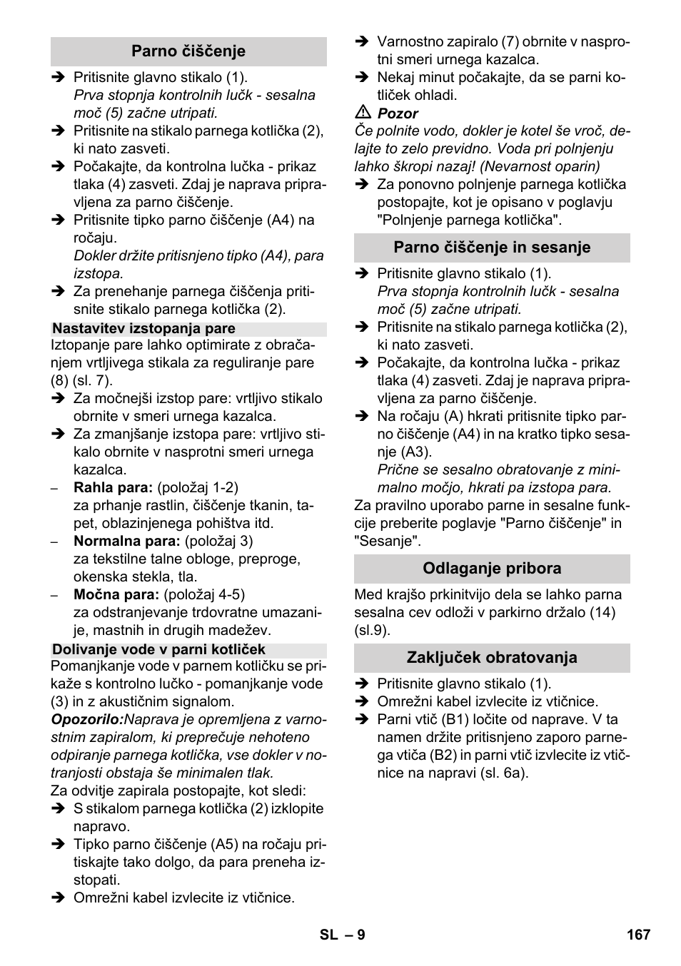 Karcher SV 1802 User Manual | Page 167 / 284