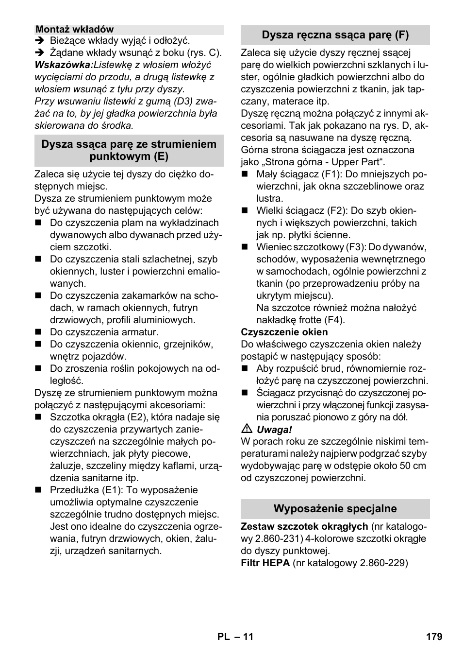 Karcher SV 1802 User Manual | Page 179 / 284