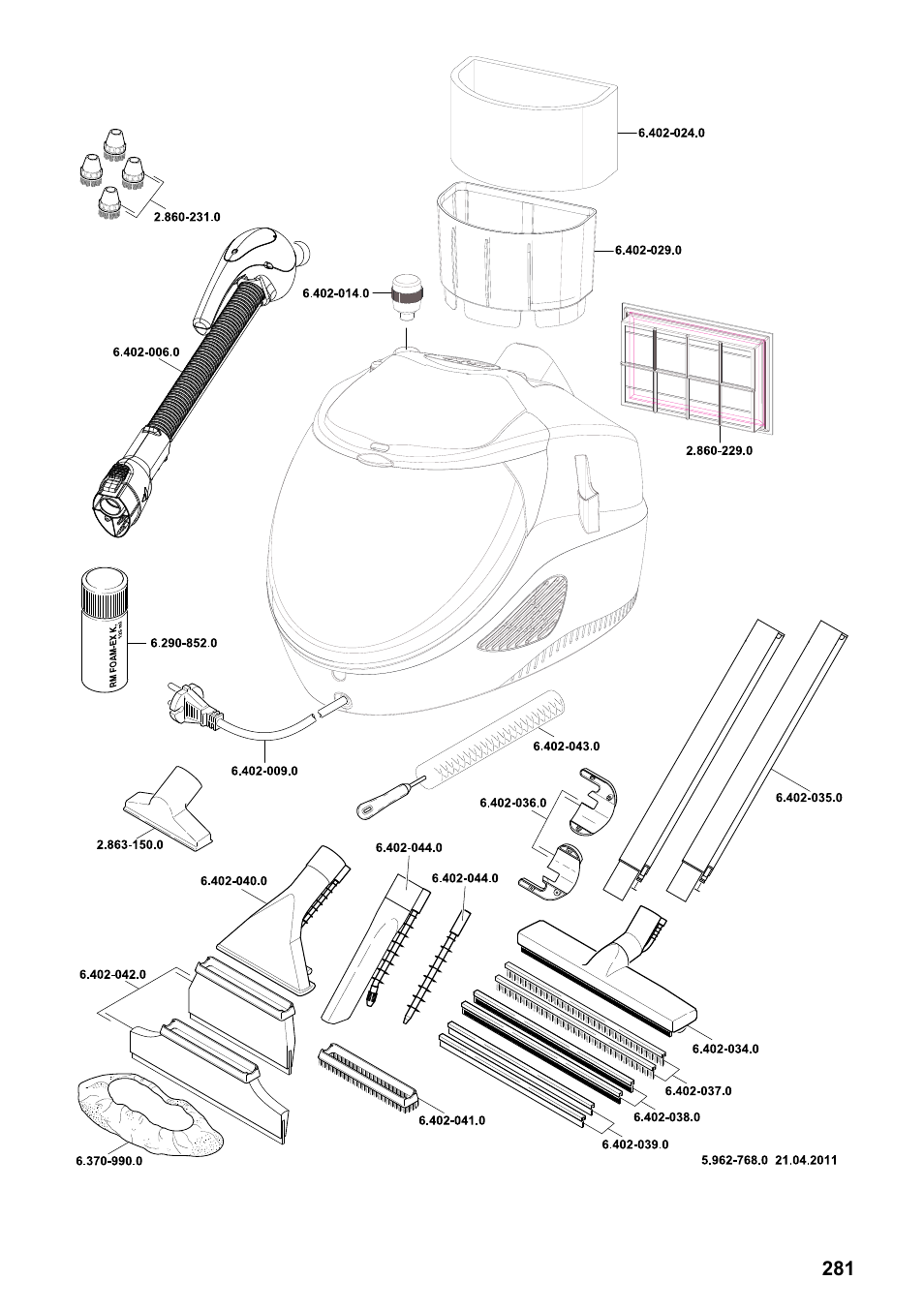 Karcher SV 1802 User Manual | Page 281 / 284