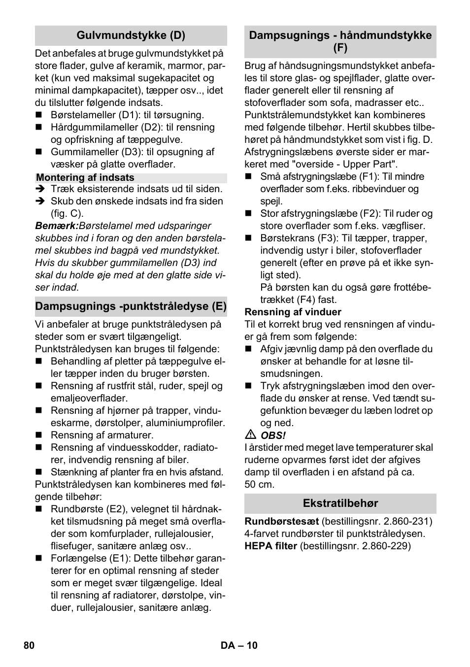 Karcher SV 1802 User Manual | Page 80 / 284