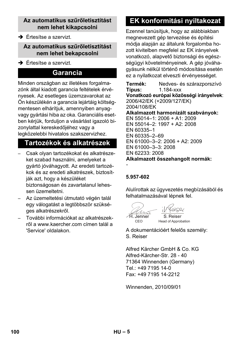 Karcher SB V1 Eco User Manual | Page 100 / 184