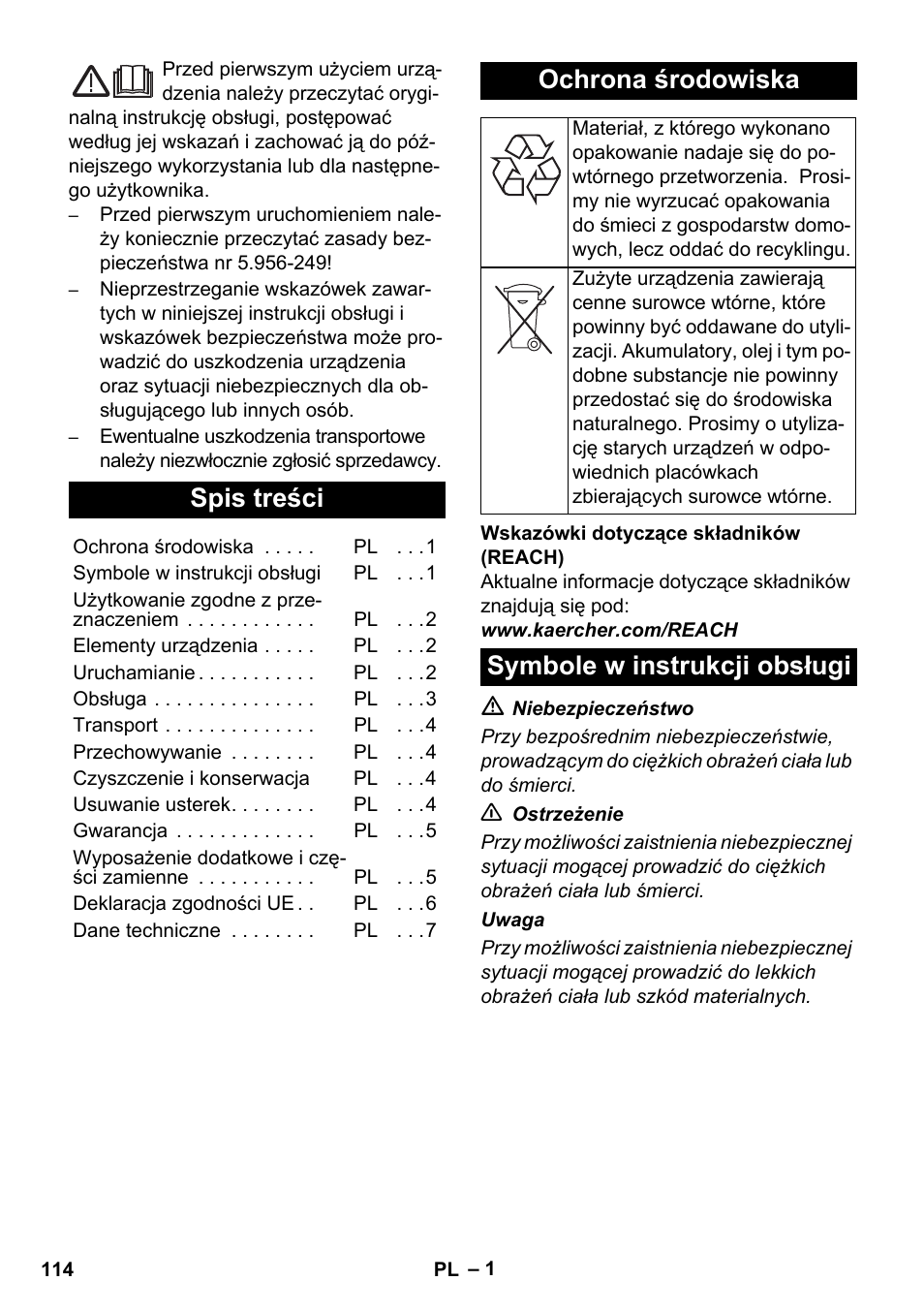 Karcher SB V1 Eco User Manual | Page 114 / 184