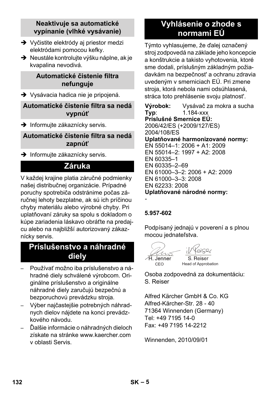 Karcher SB V1 Eco User Manual | Page 132 / 184