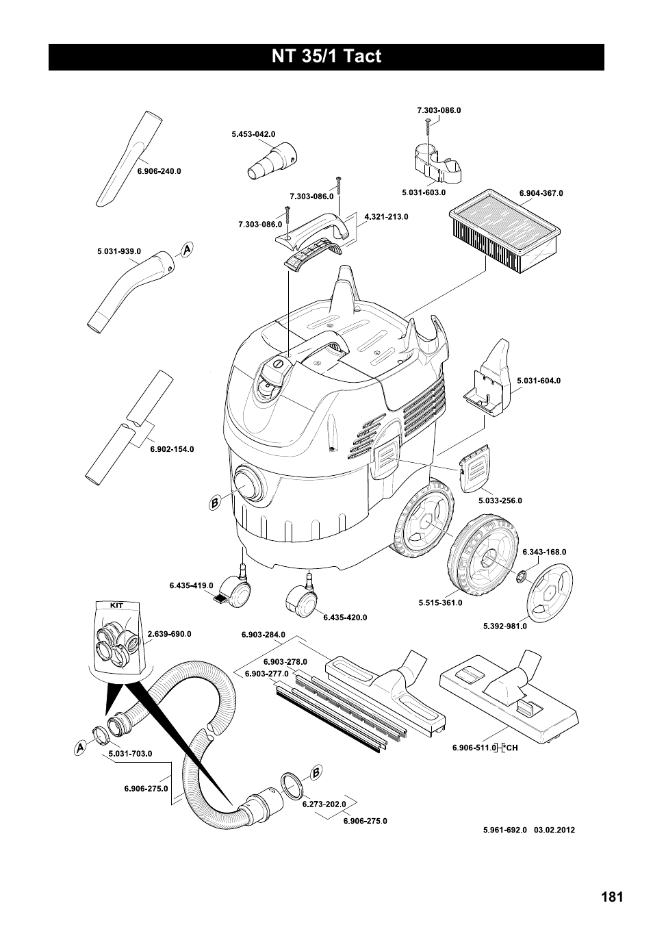 Nt 35/1 tact | Karcher SB V1 Eco User Manual | Page 181 / 184