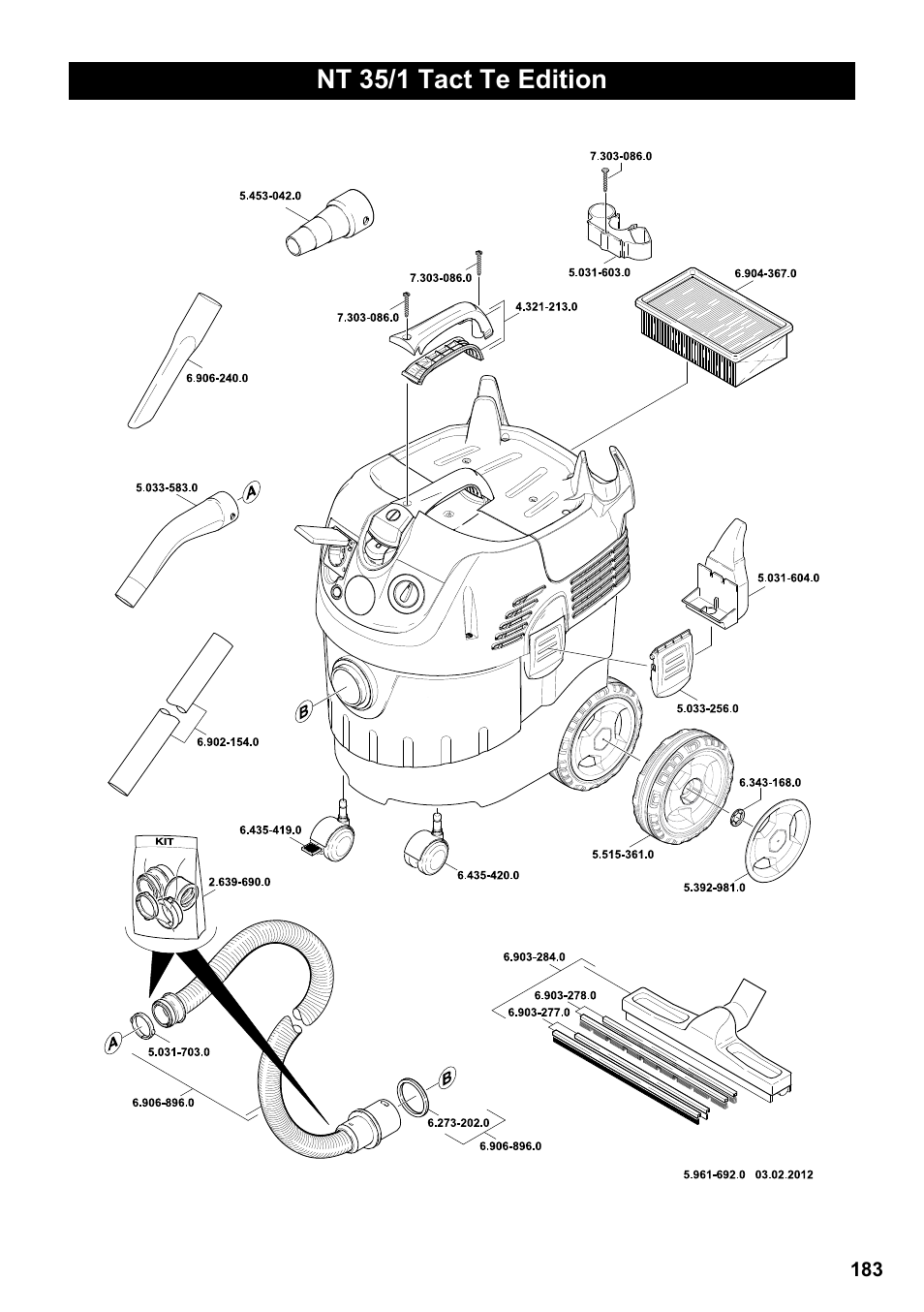 Nt 35/1 tact te edition | Karcher SB V1 Eco User Manual | Page 183 / 184