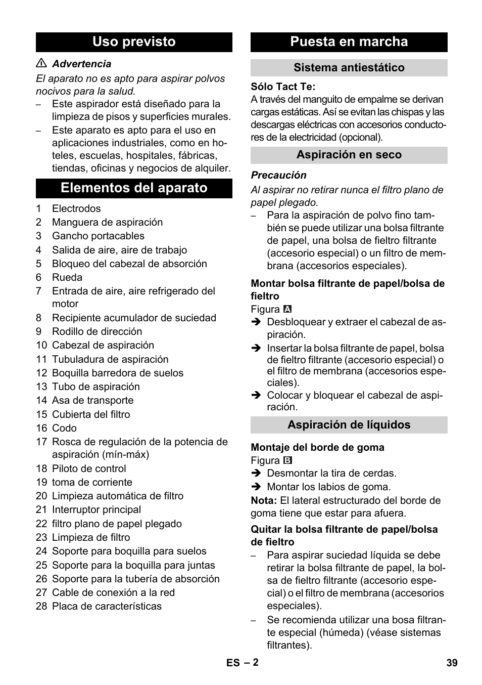 Karcher SB V1 Eco User Manual | Page 39 / 184