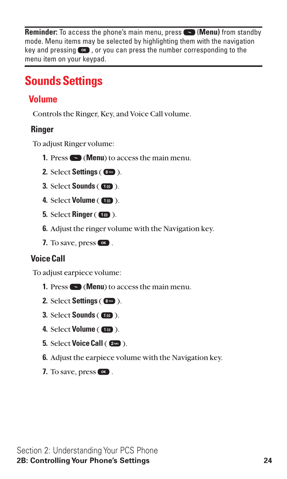 Sounds settings, Volume | Audiovox VI600 User Manual | Page 32 / 154