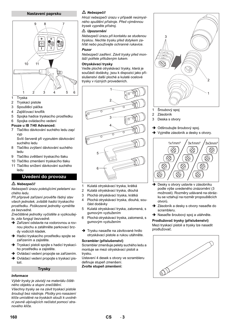 Uvedení do provozu | Karcher IB 7-40 Advanced User Manual | Page 160 / 288