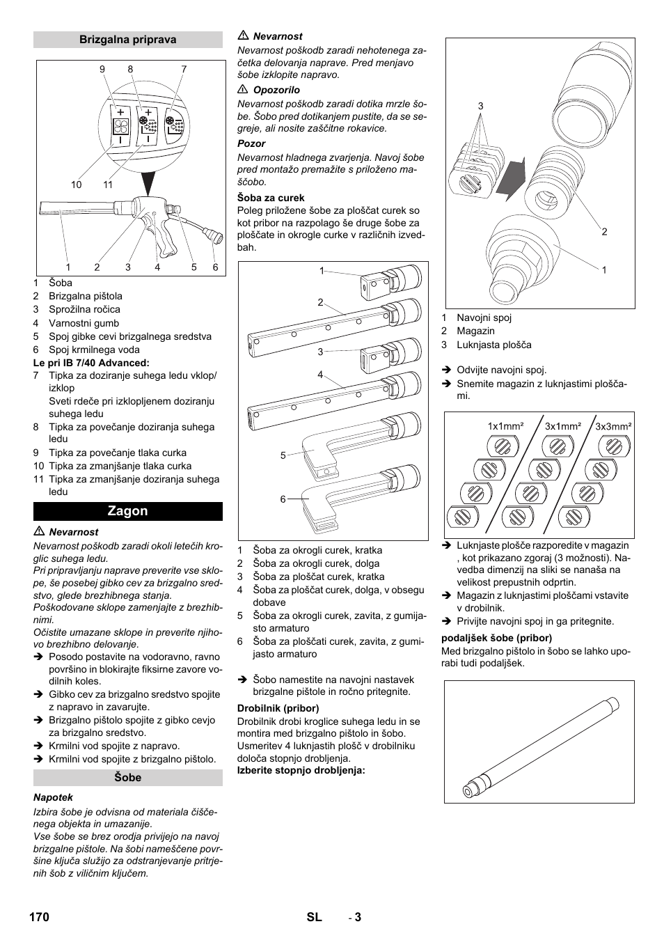 Zagon | Karcher IB 7-40 Advanced User Manual | Page 170 / 288