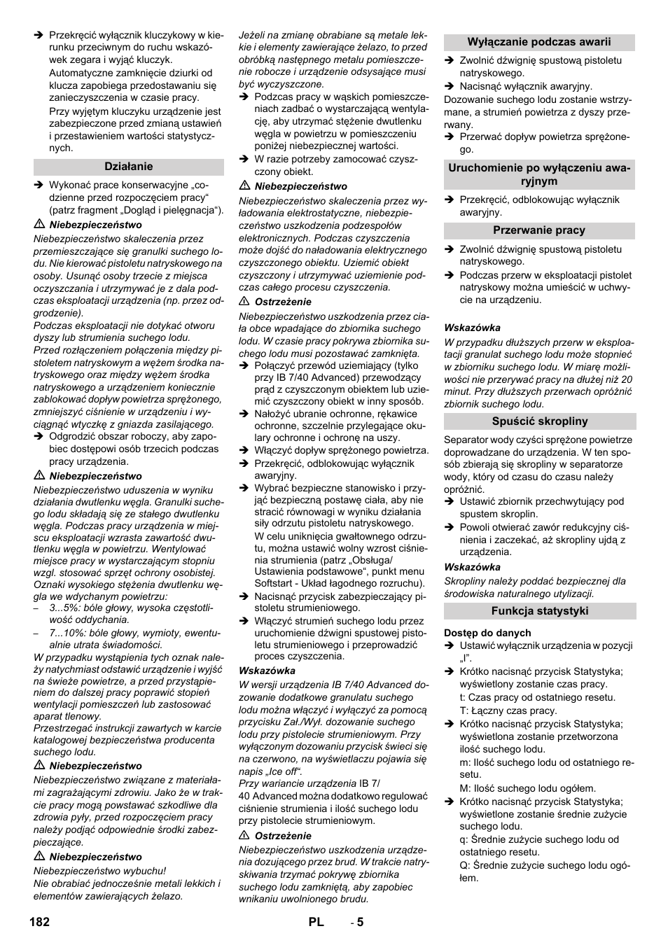 Karcher IB 7-40 Advanced User Manual | Page 182 / 288