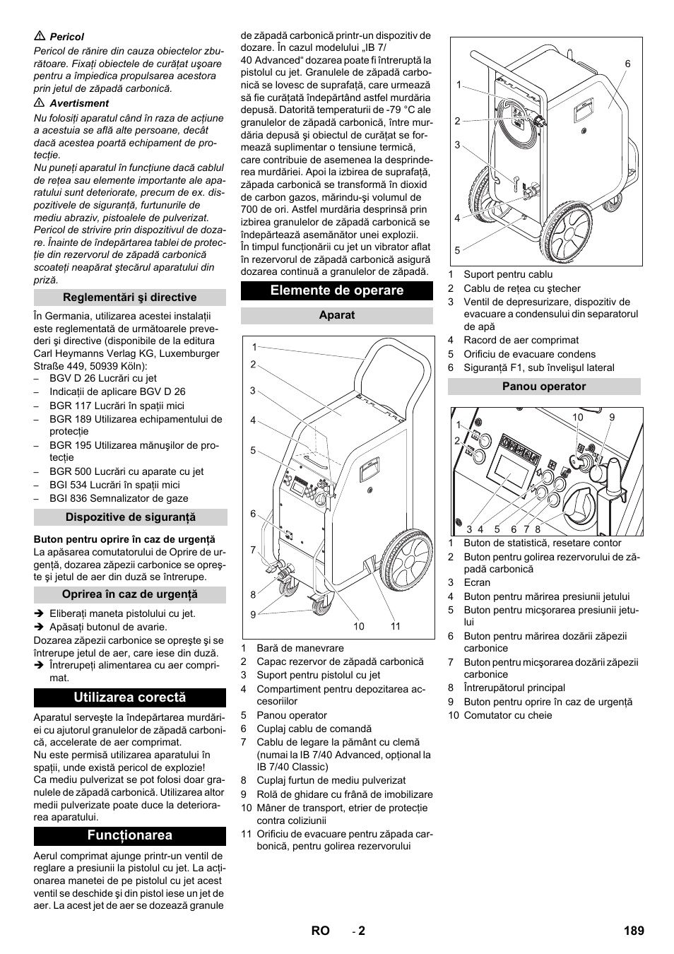 Karcher IB 7-40 Advanced User Manual | Page 189 / 288