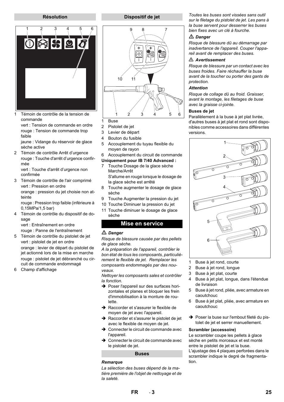 Mise en service | Karcher IB 7-40 Advanced User Manual | Page 25 / 288