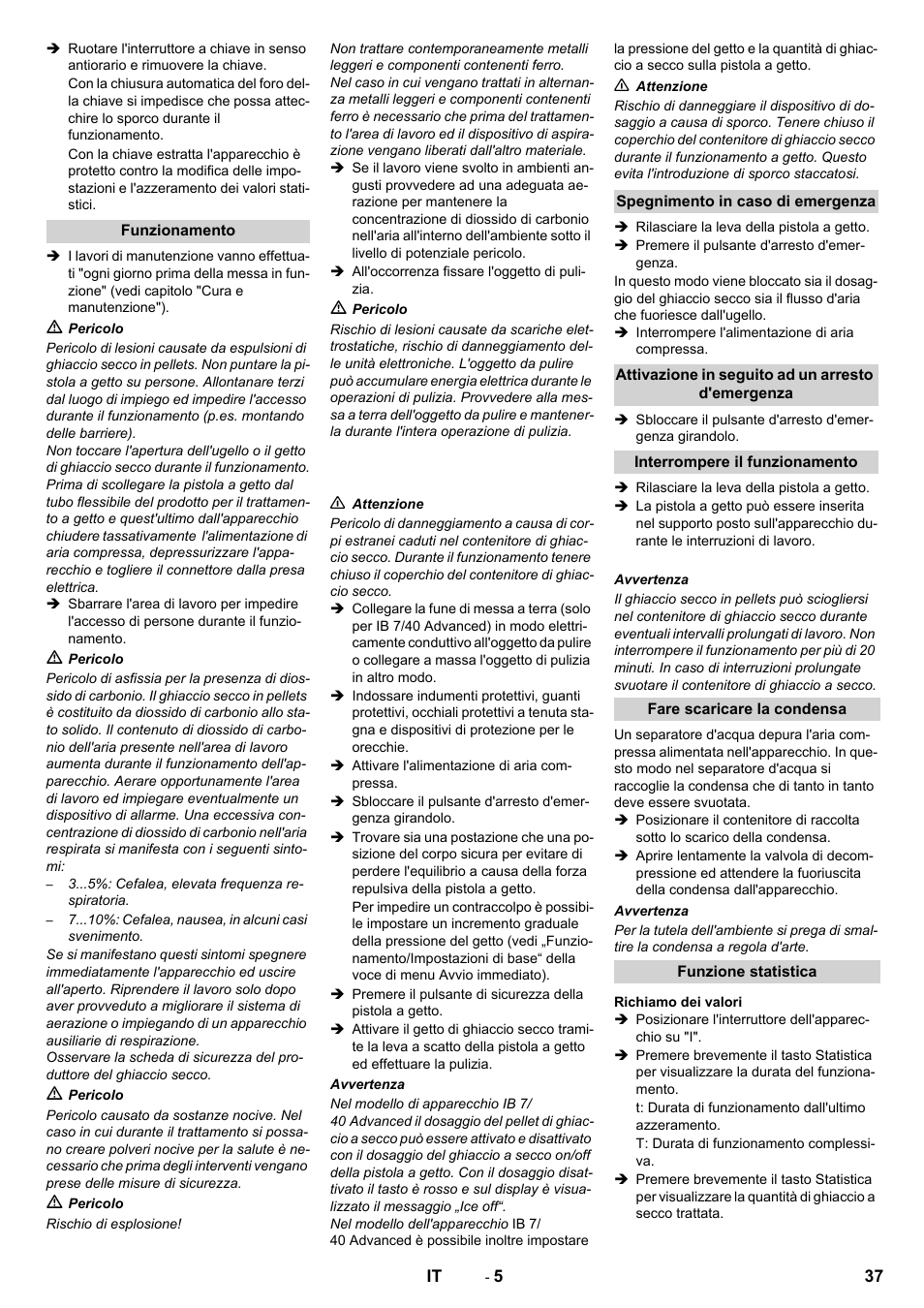 Karcher IB 7-40 Advanced User Manual | Page 37 / 288
