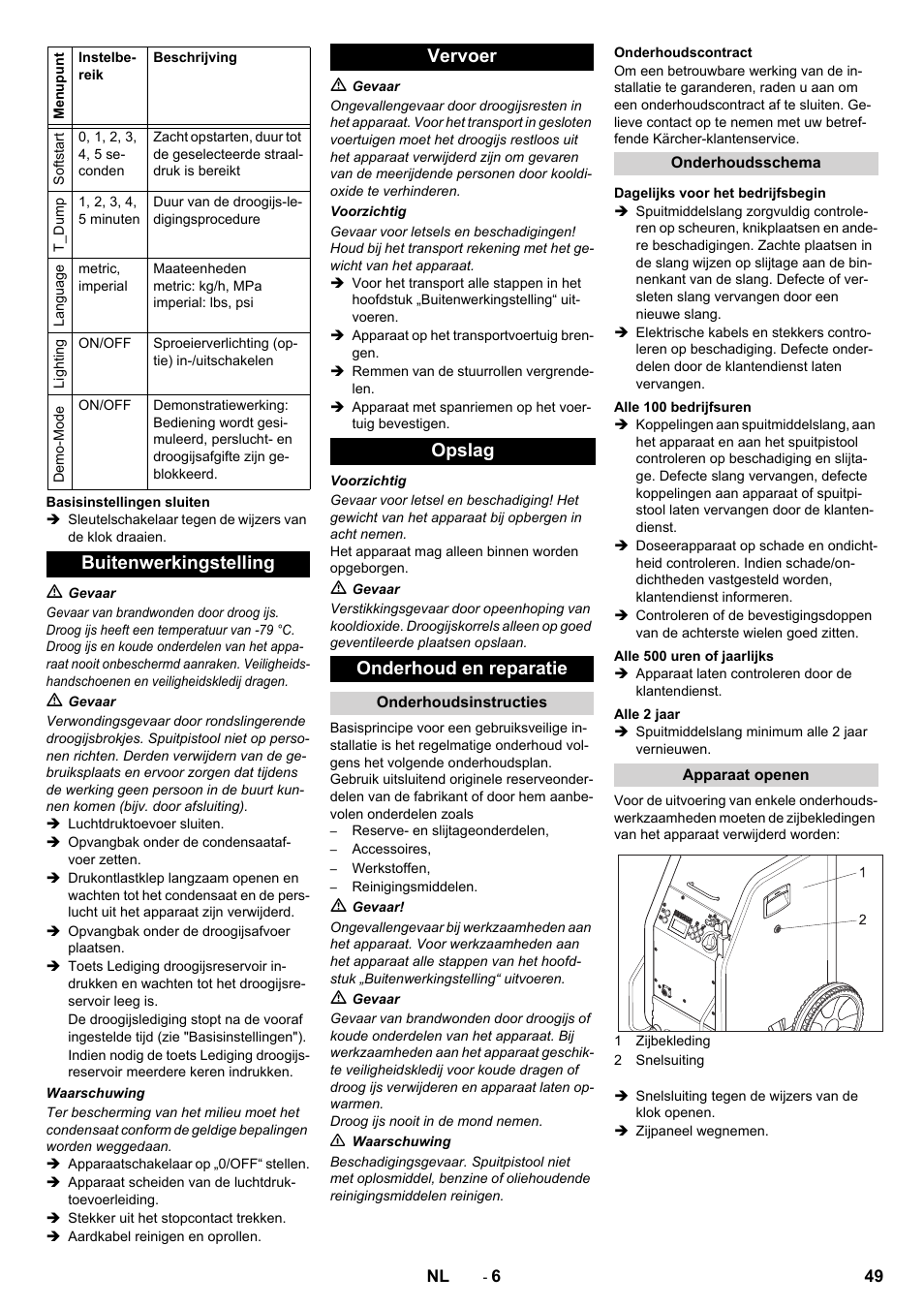 Karcher IB 7-40 Advanced User Manual | Page 49 / 288
