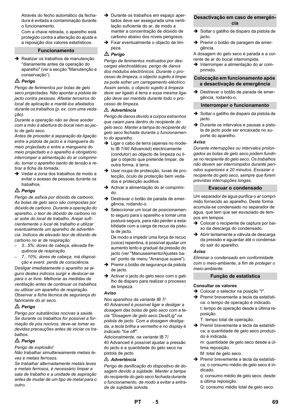 Karcher IB 7-40 Advanced User Manual | Page 69 / 288