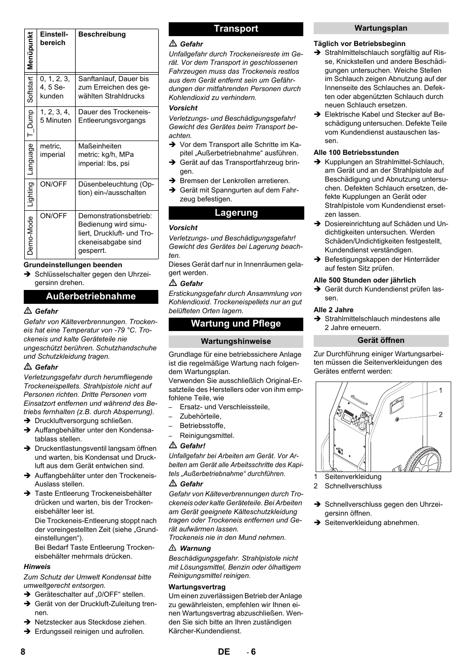 Karcher IB 7-40 Advanced User Manual | Page 8 / 288