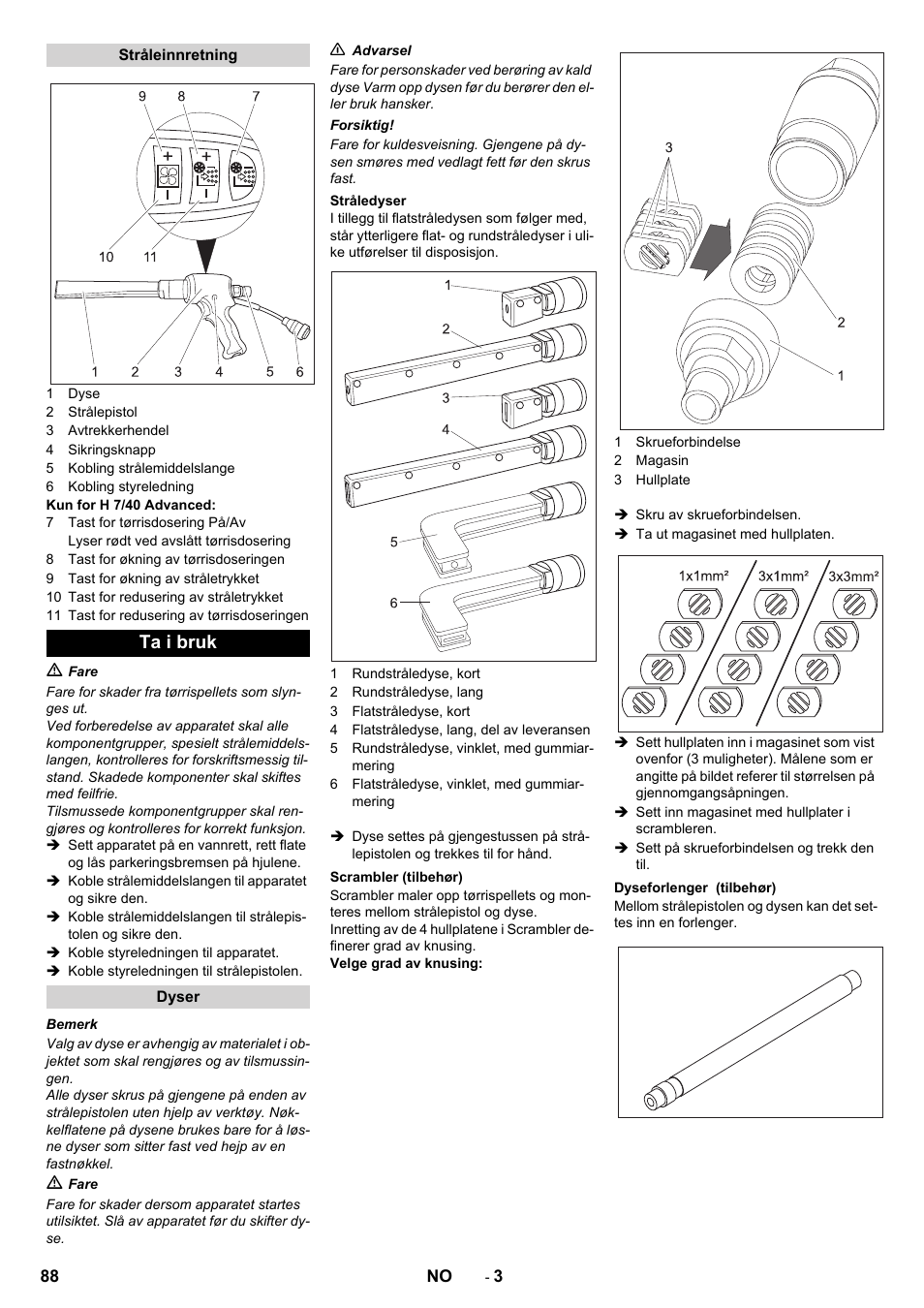 Ta i bruk | Karcher IB 7-40 Advanced User Manual | Page 88 / 288