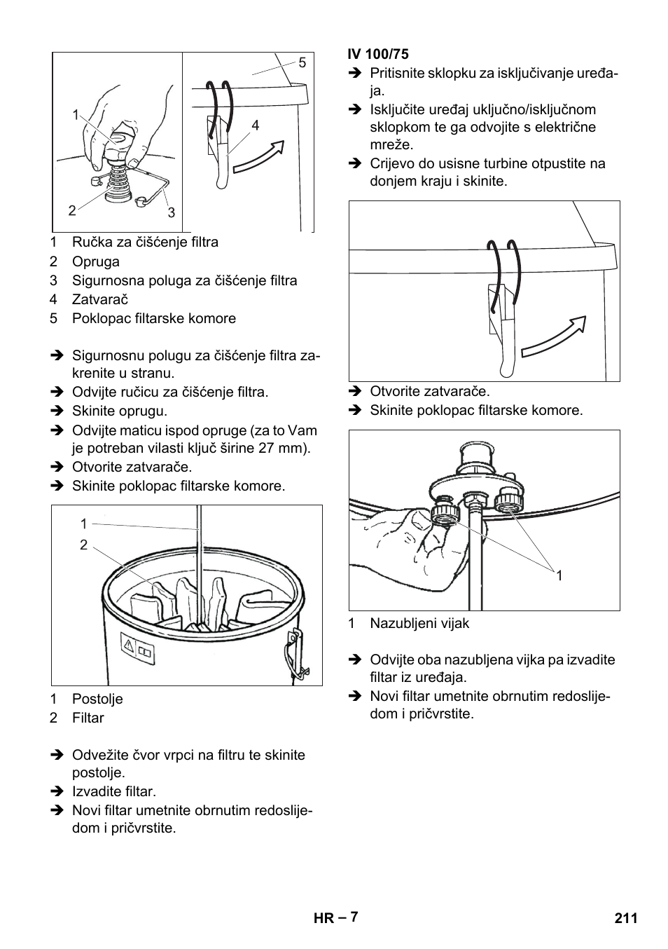 Iv 100/75 | Karcher IV 100-55 User Manual | Page 211 / 280