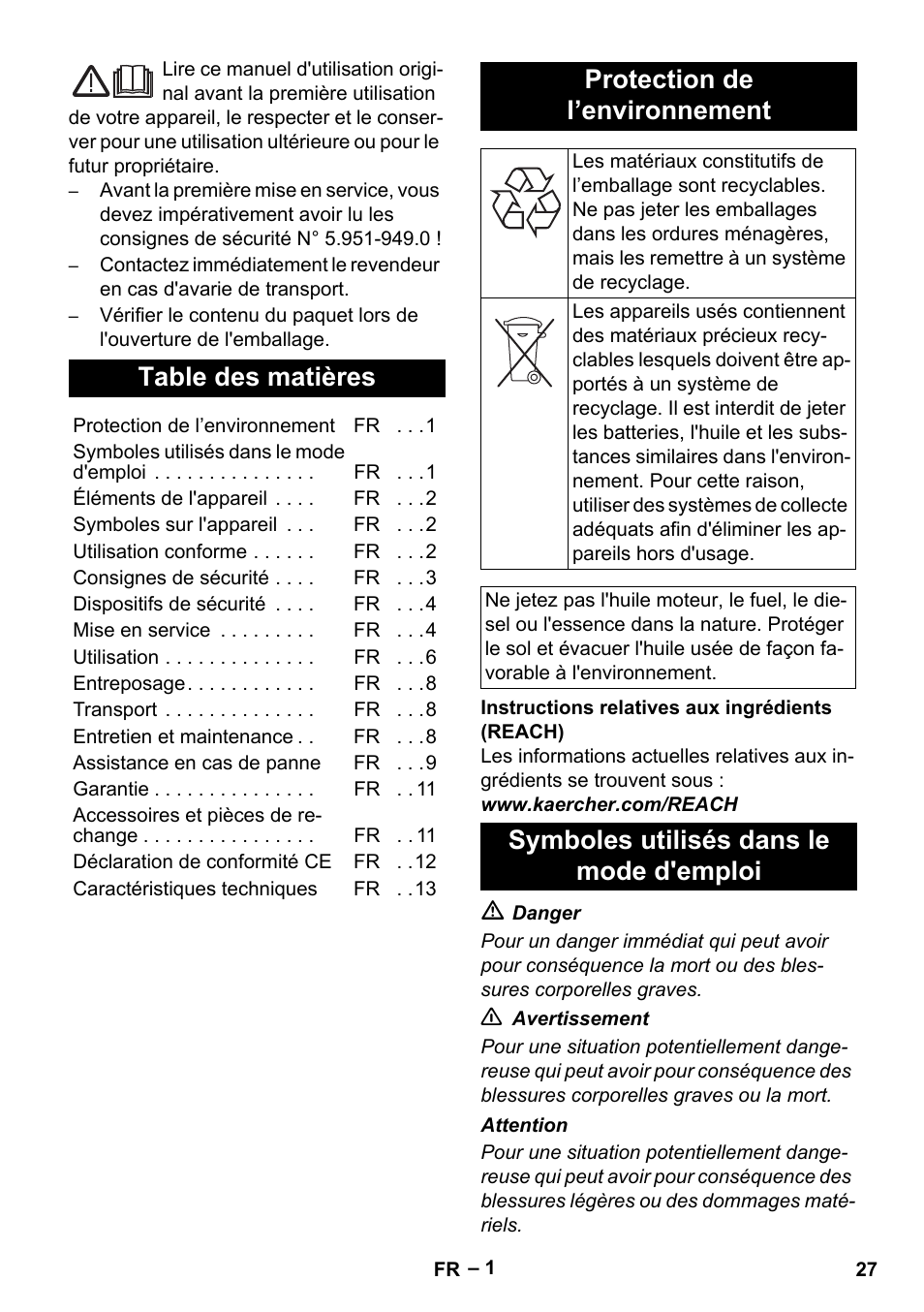 Karcher HDS 801 D User Manual | Page 27 / 324