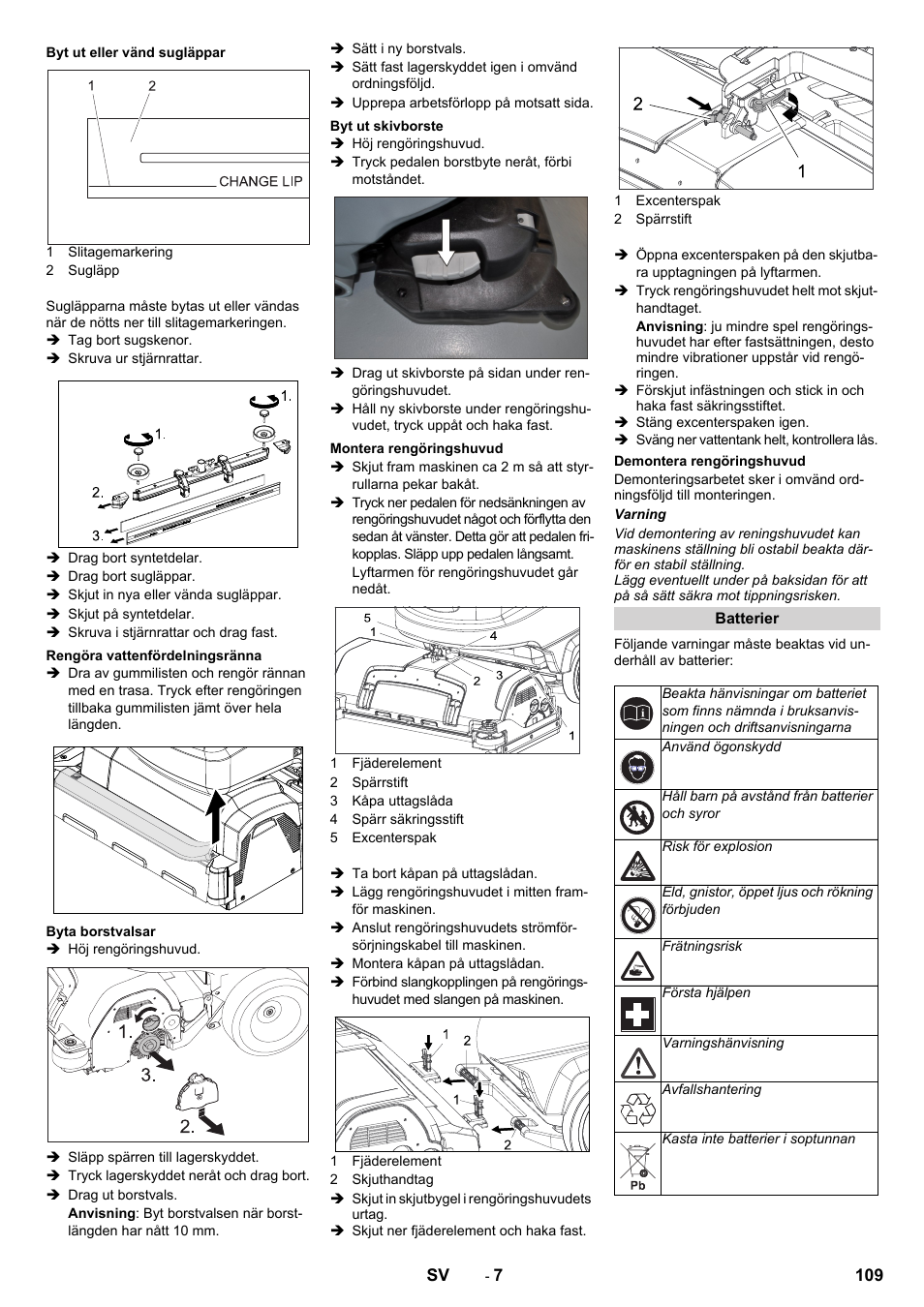 Karcher B 60 W User Manual | Page 109 / 312