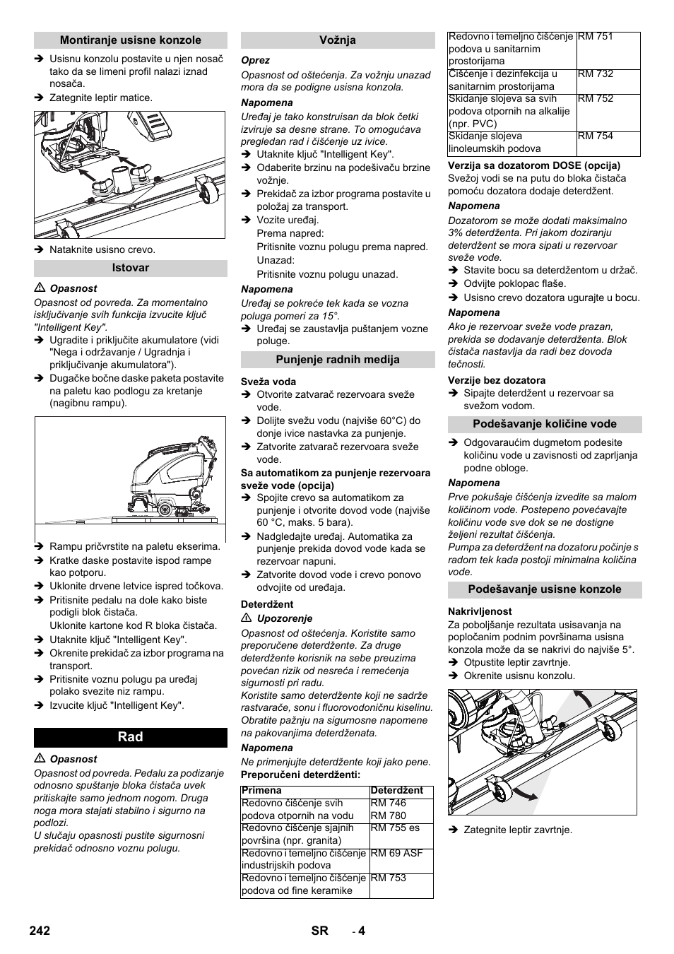 Karcher B 60 W User Manual | Page 242 / 312