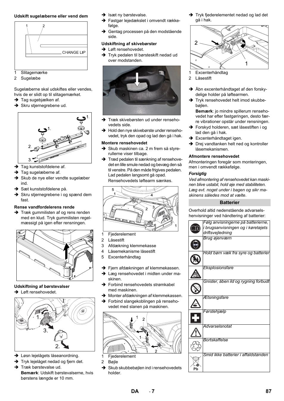 Karcher B 60 W User Manual | Page 87 / 312