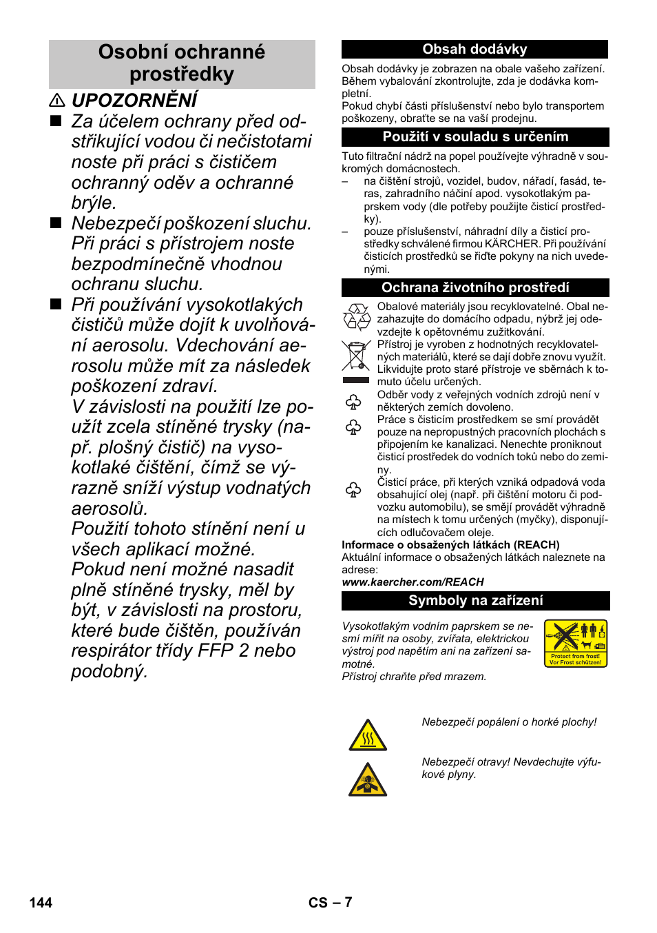 Karcher G 4-10 M User Manual | Page 144 / 252