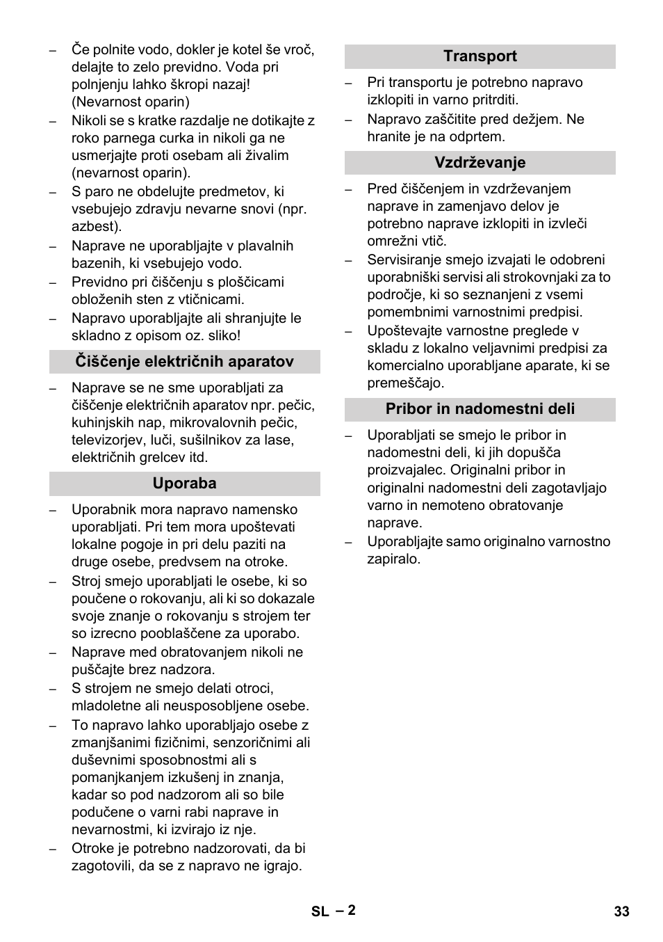 Karcher DE 4002 EU User Manual | Page 33 / 60