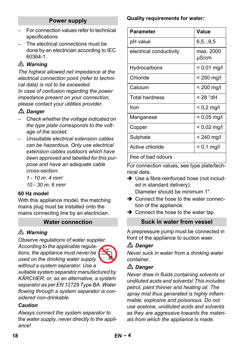 Karcher HD 9-50-4 User Manual | Page 18 / 340