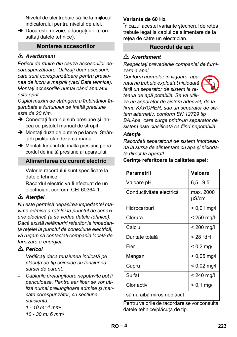 Karcher HD 9-50-4 User Manual | Page 223 / 340
