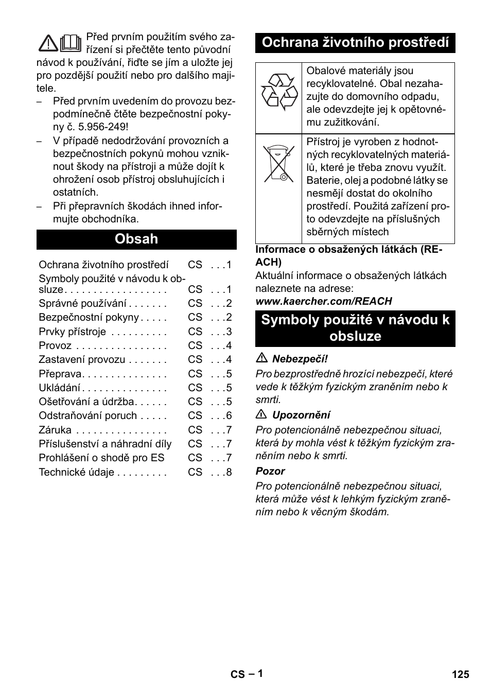 Karcher IV 60-36-3 W User Manual | Page 125 / 224
