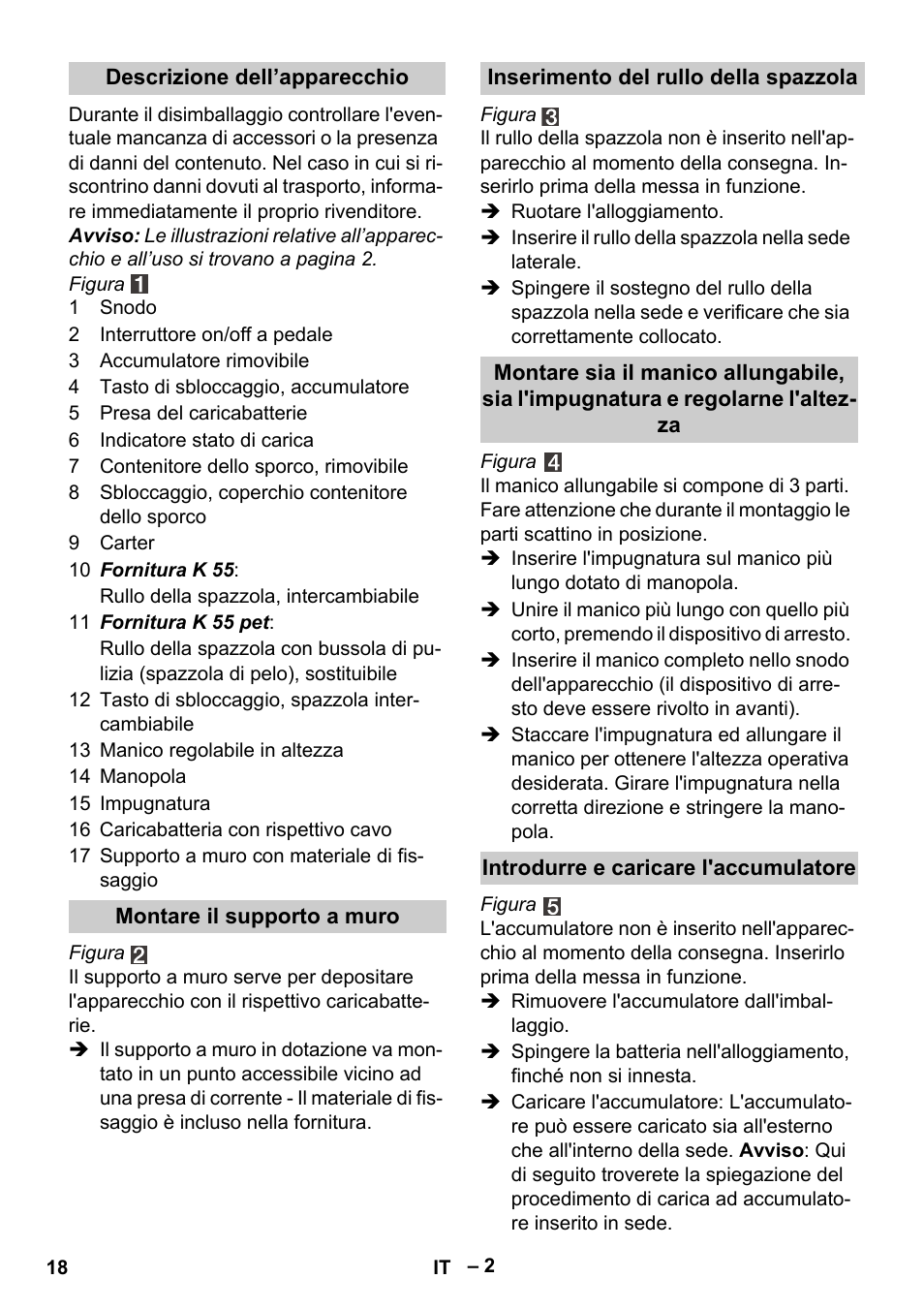 Karcher K 55 Pet Plus User Manual | Page 18 / 136